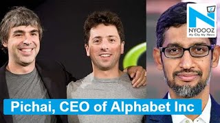 Google founders step aside , Sundar Pichai takes over Alphabet