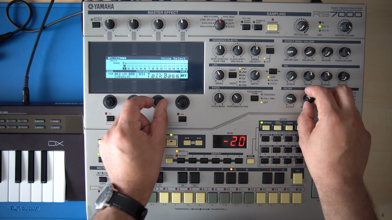 21 minutes of Yamaha RS7000 preset patches, no talking - YouTube
