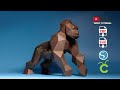 How to make 3d papercraft with cricut  diy gorilla king kong paper craft  svg file cricut cameo 4