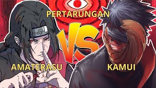 PERTARUNGAN ITACHI VS OBITO : AMATERASU LAWAN KAMUI