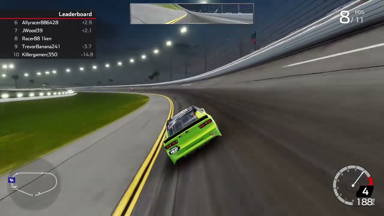Firelynx Nascar Heat 5 Leauge Daytona 500 finish from my shitty perspective
