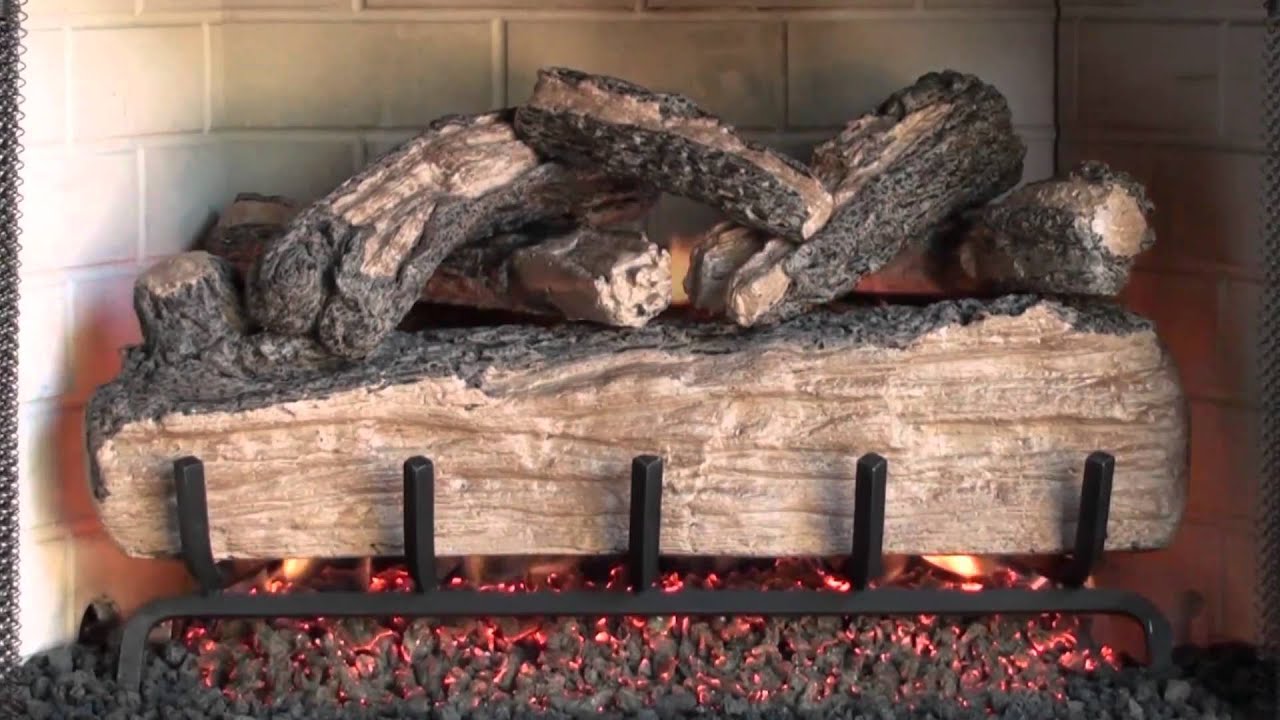 Peterson Gas Logs - Split Oak Designer Plus Demo