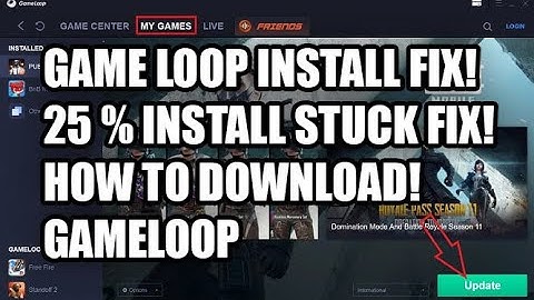 HOW TO DOWNLOAD GAMELOOP IN 2020 | GAMELOOP OFFICIAL WEBSITE | GAMELOOP 25% STUCK FIX 2020