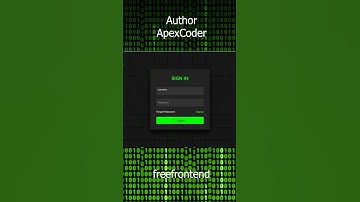 Awesome Login with html css code