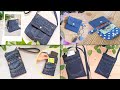 4 DIY Small Denim Bags From Old Jeans | Compilation | Fast Speed Tutorial | Upcycle Craft