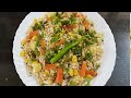 Easy  tasty broccoli fried rice for breakfast       