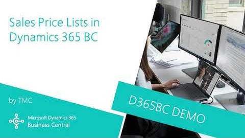 Microsoft | Sales Price Lists in Dynamics 365 Business Central (Demo)