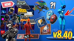 New Fortnite All V8 40 Leaked Skins Emotes Gemini Electro - all fortnite v8 40 leaked skins emotes more gemini 6 wraps electro fied running man v2 duration 2 31