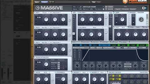Make a dubstep bass in Logic with NI Massive (1)