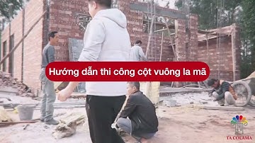 Hướng dẫn thi công khuôn cột cổng nhựa abs