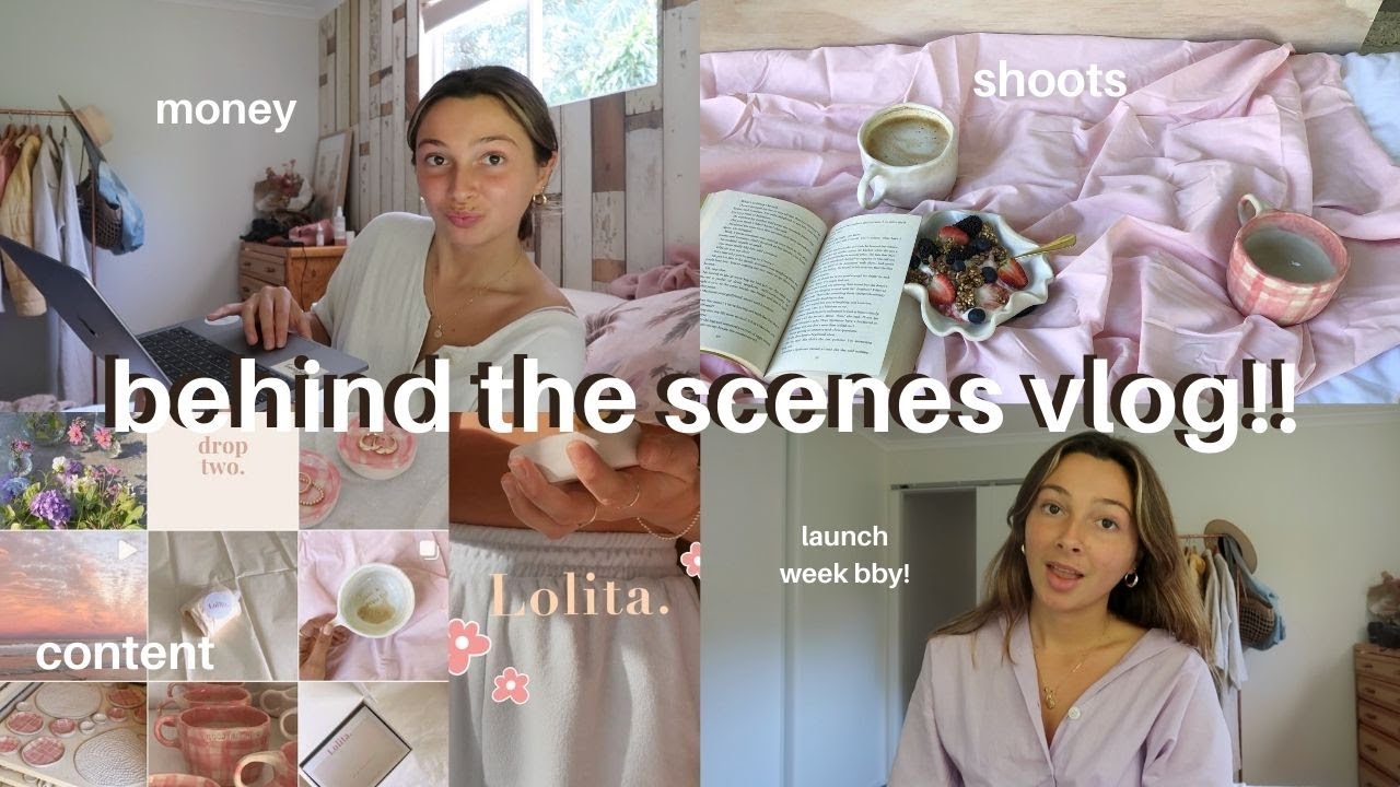 behind the scenes of a *successful* instagram small business | weekly vlog  🌸✨💛