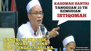 CERAMAH SUNDA LUCU | KH OCEP SONHAJI_KAROMAH SANTRI | MAHASIL ASSIRONJI 2025 KEC. KOPO SERANG BANTEN