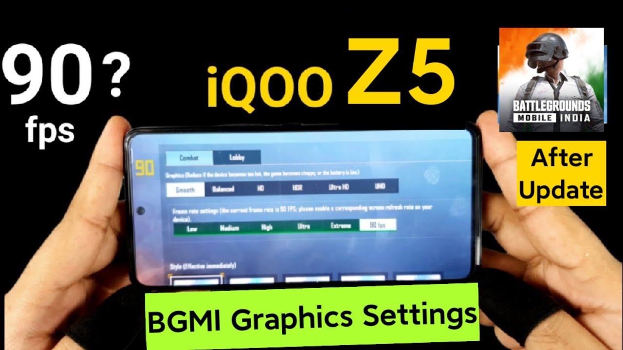 iQOO Z5 BGMI 1.8v Update Graphics Test Snapdragon 778G 🔥🔥🔥 - YouTube