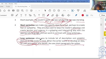 Live Lesson: English Language Checkpoint 2 - Structuring Narrative Writing