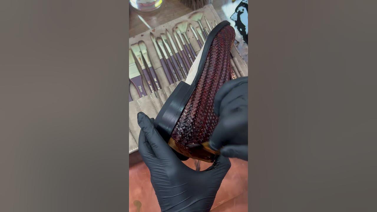 Blank to Brown: Mastering the Leather Brown woven loafers Coloring Process | Step-by-Step Guide L