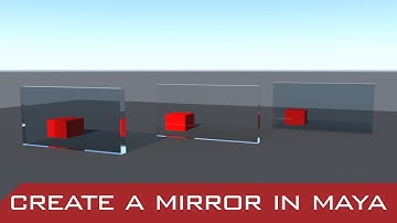 How to create glass in Maya 2017