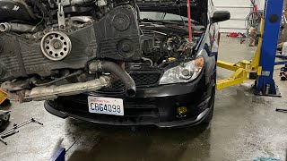 2006 Subaru engine pull