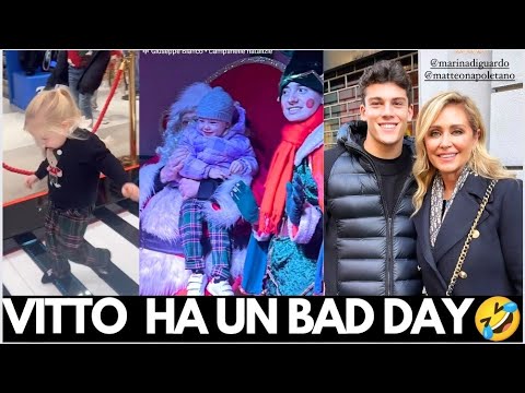 Vitto arrabbiata incontra Babbo Natale con Leo | Chiara Ferragni a ...