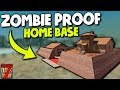 7 Days to Die: ZOMBIE-PROOF HOME BASE! (Fists Only Base) | 7 Days to Die Alpha 18 Gameplay