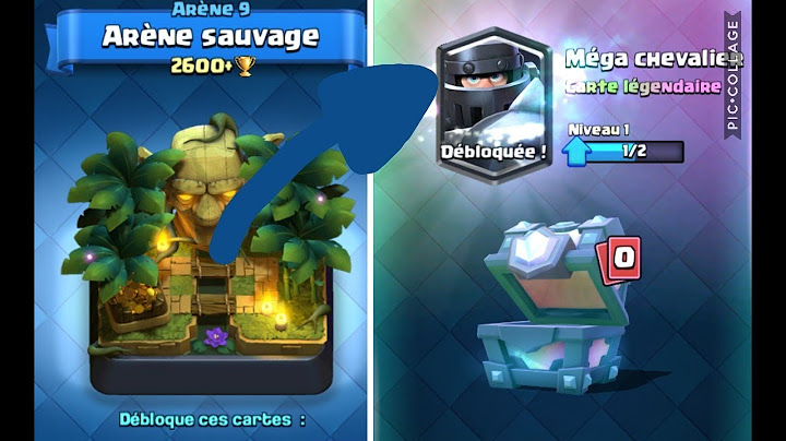 Arène 9 et je débloque le méga chevalier !!!!!! (clash royale )