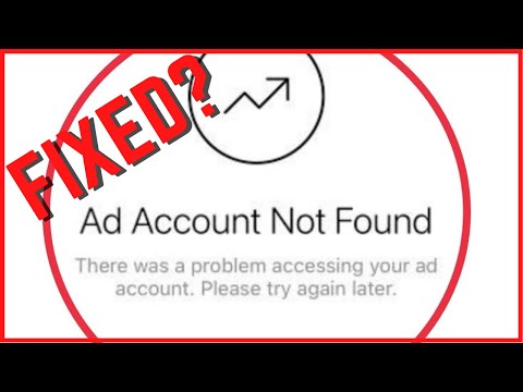 Instagram Ad Account Not Found Fix | There was a problem accessing your AD account Solution