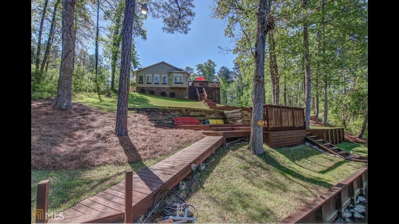 SOLD 141 Thomas Jackson Lake GA Home For Sale in beautiful private cove