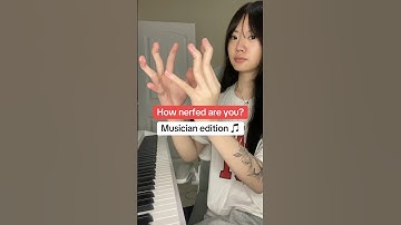 How NERFED are you??? 💀 #piano #musician #cooked #relatable #donnerddp95 #donnermusic #shorts #fyp