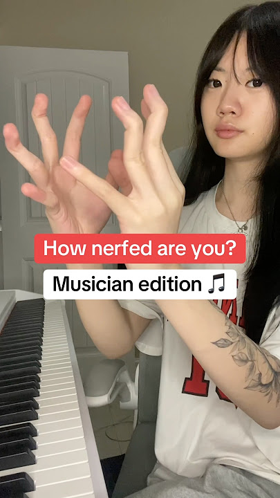How NERFED are you??? 💀 #piano #musician #cooked #relatable #donnerddp95 #donnermusic #shorts #fyp