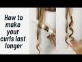 HOW TO MAKE YOUR CURLS LAST LONGER: REASONS WHY YOUR CURLS ARE FALLING