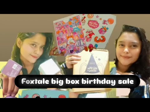 what I bought from foxtale big box birthday sale🎂nonsponsered#trending ...