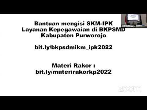 Rakor Evaluasi Kenaikan Pangkat Periode 1 April 2022 dan Persiapan KP Oktober 2022