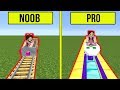 Minecraft: NOOB VS PRO!! - BUILDING A ROLLER COASTER! - Modded Challenge