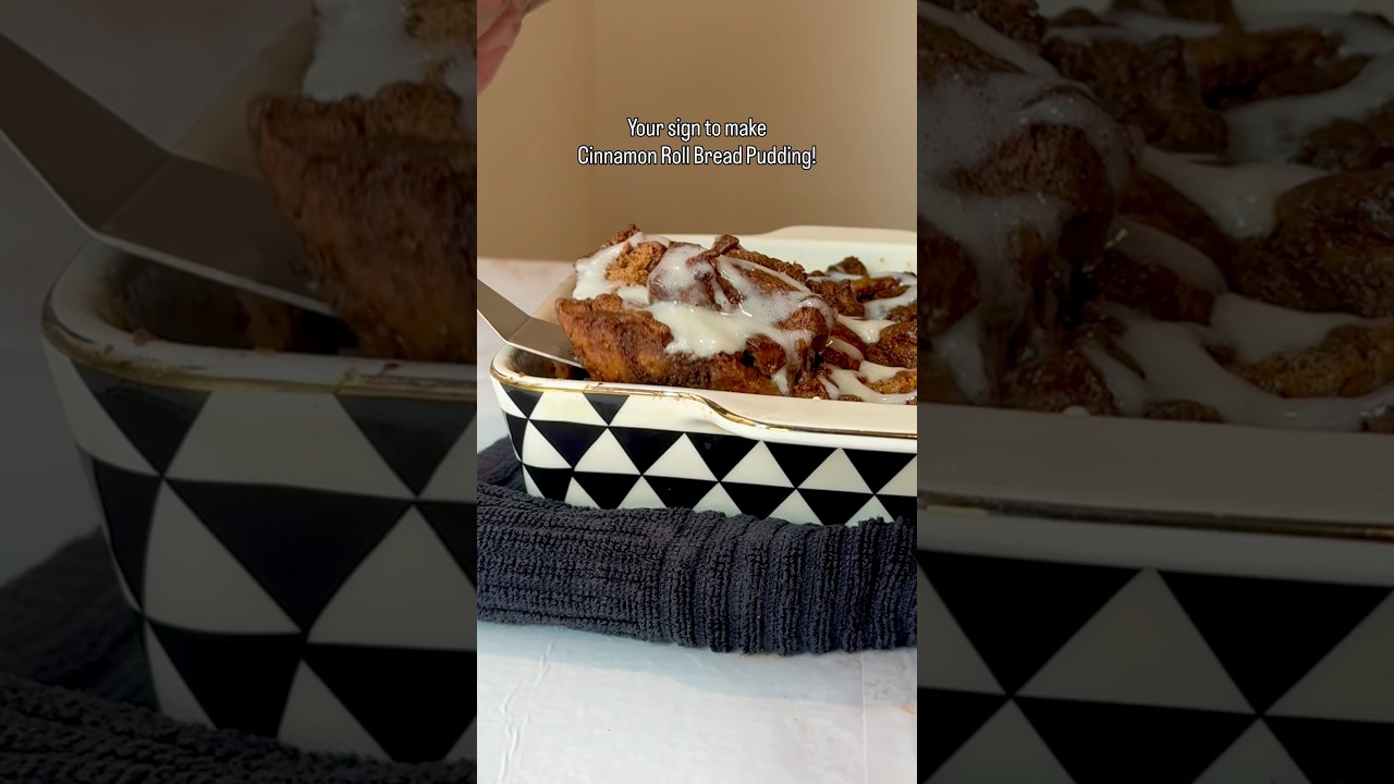 Use Cinnamon Rolls for Bread Pudding! Delicious! 