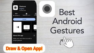 Draw W Open WhatsApp 😱 | Gesture App Trick Android | Write Letter to Open Any App#GestureApp#Viral screenshot 3
