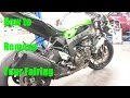 ZX6R Fairing removal