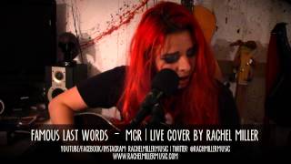 Famous Last Words - MCR (rachelmillermusic cover!)