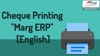 Cheque Printing in Marg ERP [English]