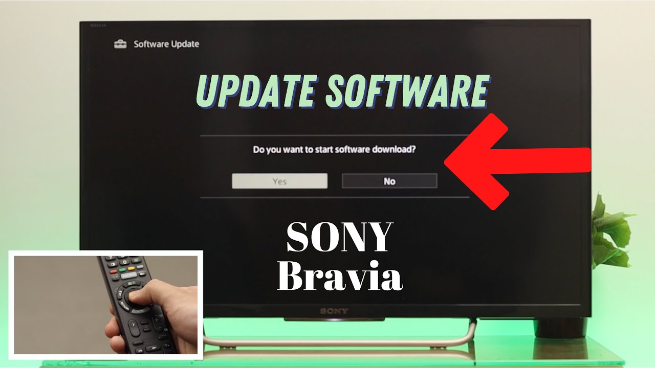 How to System Software Update Sony Bravia TV 2023 Firmware Update