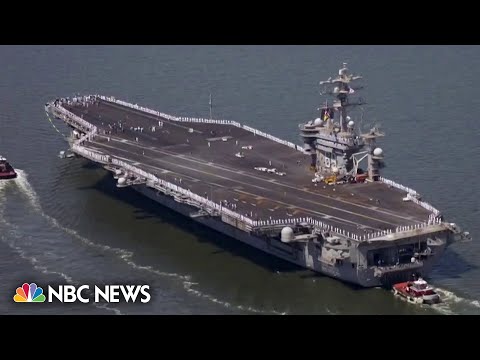 U. S. Deploys second navy carrier strike group to middle east