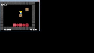 [SFML and C++] Sokoban Gameplay + Source Code