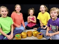 Learn English Words! Pretend Play Fruits and Vegetables with Sign Post Kids!