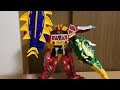 獣電戦隊キョウリュウジャー 第3話 DXザクトルがカミツキ合体！キョウリュウジンステゴッチザクトル登場！劇中合体・戦闘シーン再現　前田動画
