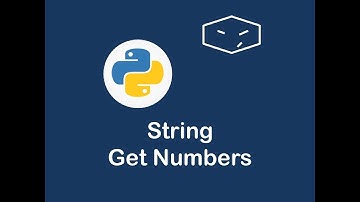 string get numbers in python 😀