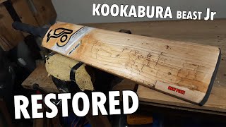 Full Repair & Refurbishment of cricket bat - Kookaburra Beast Jr