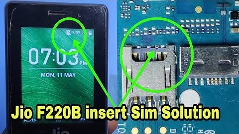 Jio F220B insert sim solution | Lyf F220b sim not working solution latest trick 101% working