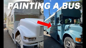 Painting a School Bus is VERY EASY!