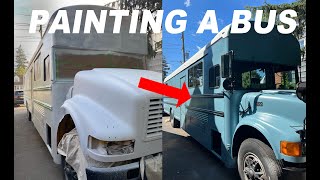 Painting a School Bus is VERY EASY!