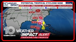 LIVE TROPICS: Spaghetti models, forecast cone, watches, warnings