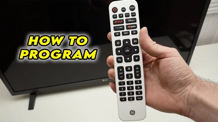 How to Program The GE Rechargeable TV Remote Control