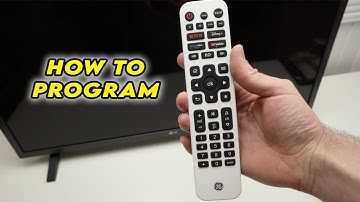 How to Program The GE Rechargeable TV Remote Control